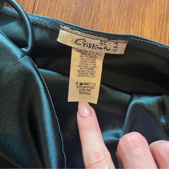 Emerald Green Dress Emerald Dress Emerald Green Mini Dress - Picture 4 of 4